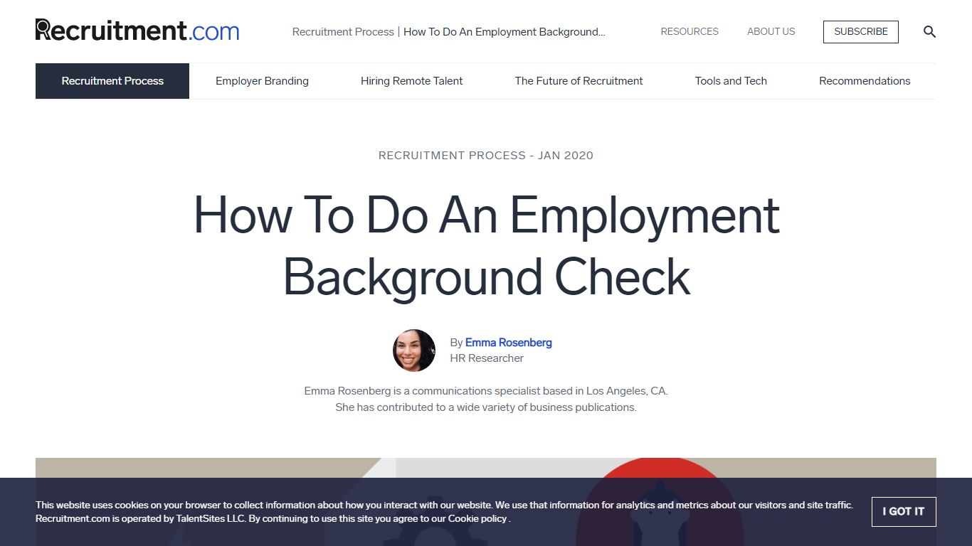 How To Run An Employee Background Check: The Full Guide - Recruitment